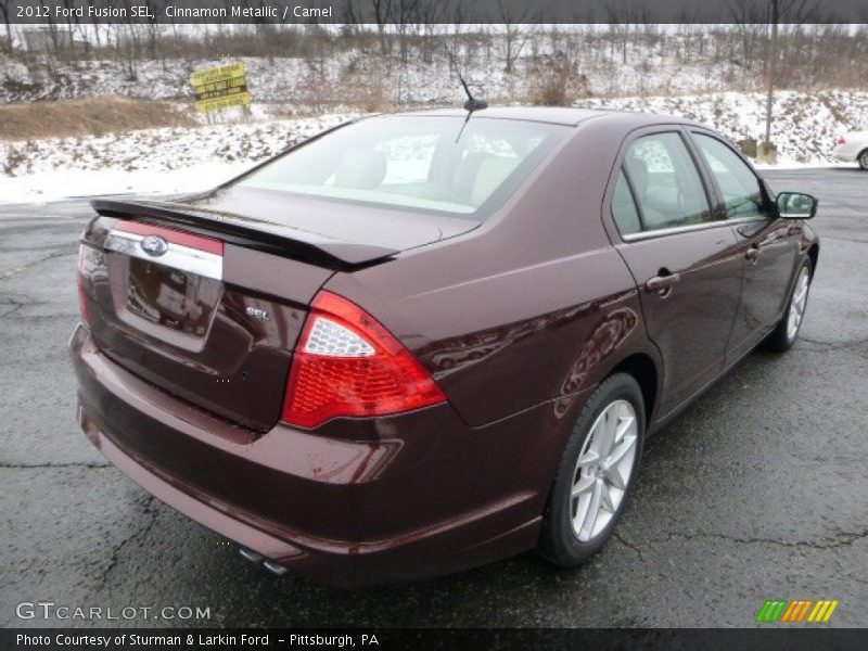 Cinnamon Metallic / Camel 2012 Ford Fusion SEL