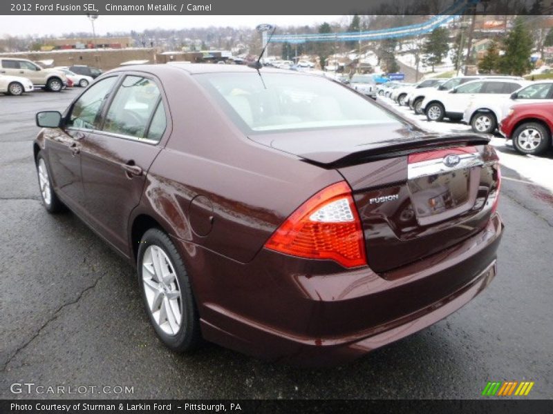 Cinnamon Metallic / Camel 2012 Ford Fusion SEL