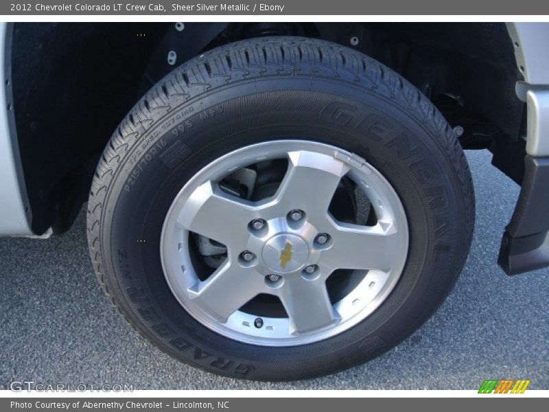 Sheer Silver Metallic / Ebony 2012 Chevrolet Colorado LT Crew Cab