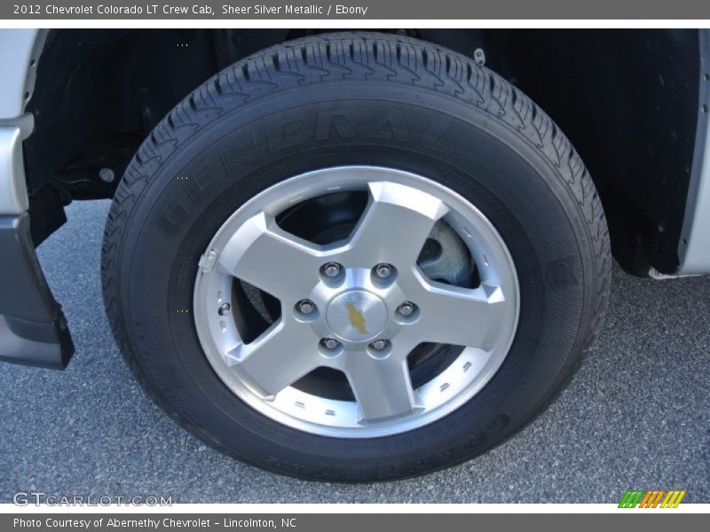 Sheer Silver Metallic / Ebony 2012 Chevrolet Colorado LT Crew Cab