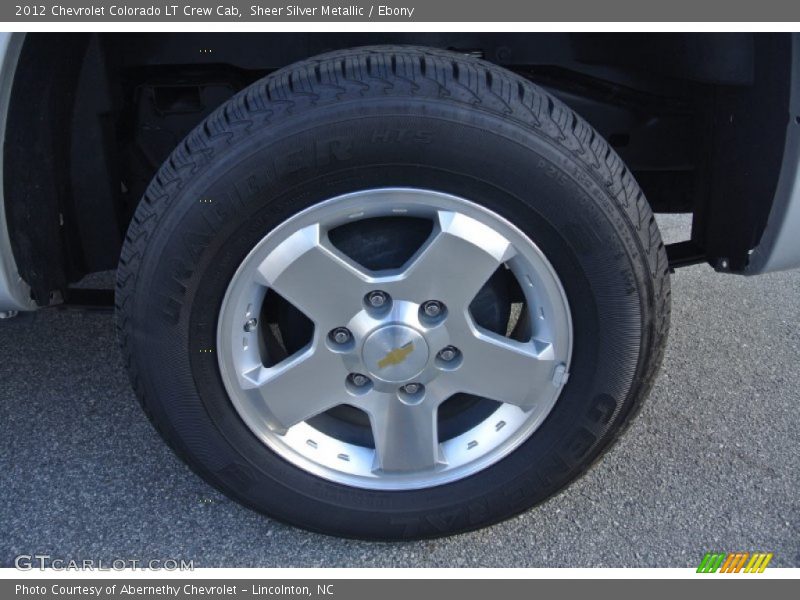 Sheer Silver Metallic / Ebony 2012 Chevrolet Colorado LT Crew Cab