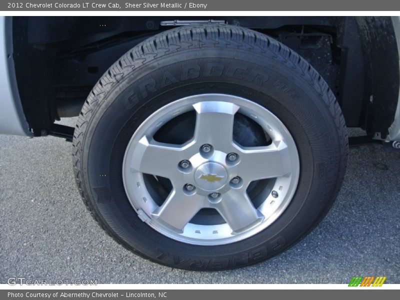 Sheer Silver Metallic / Ebony 2012 Chevrolet Colorado LT Crew Cab