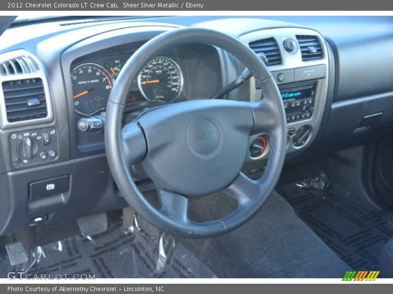 Sheer Silver Metallic / Ebony 2012 Chevrolet Colorado LT Crew Cab
