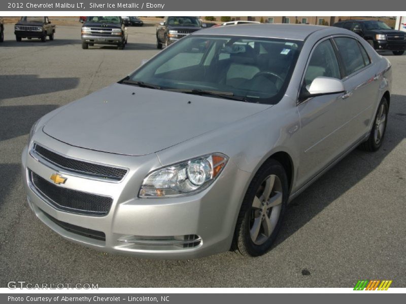 Silver Ice Metallic / Ebony 2012 Chevrolet Malibu LT