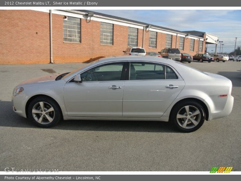 Silver Ice Metallic / Ebony 2012 Chevrolet Malibu LT