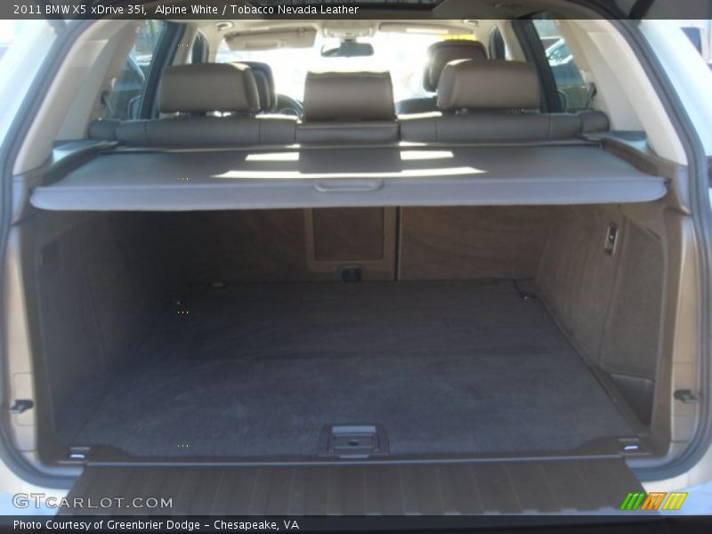 Alpine White / Tobacco Nevada Leather 2011 BMW X5 xDrive 35i