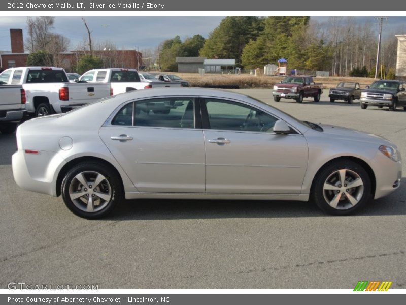 Silver Ice Metallic / Ebony 2012 Chevrolet Malibu LT