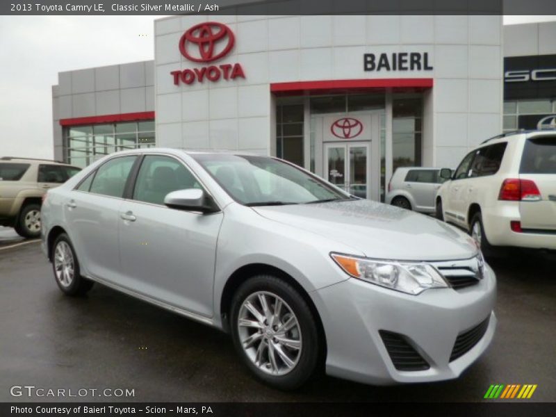 Classic Silver Metallic / Ash 2013 Toyota Camry LE