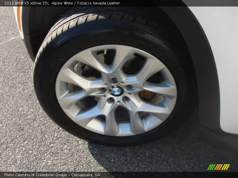 Alpine White / Tobacco Nevada Leather 2011 BMW X5 xDrive 35i