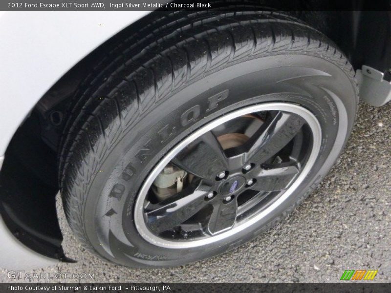 Ingot Silver Metallic / Charcoal Black 2012 Ford Escape XLT Sport AWD