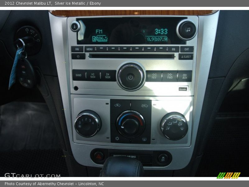 Silver Ice Metallic / Ebony 2012 Chevrolet Malibu LT