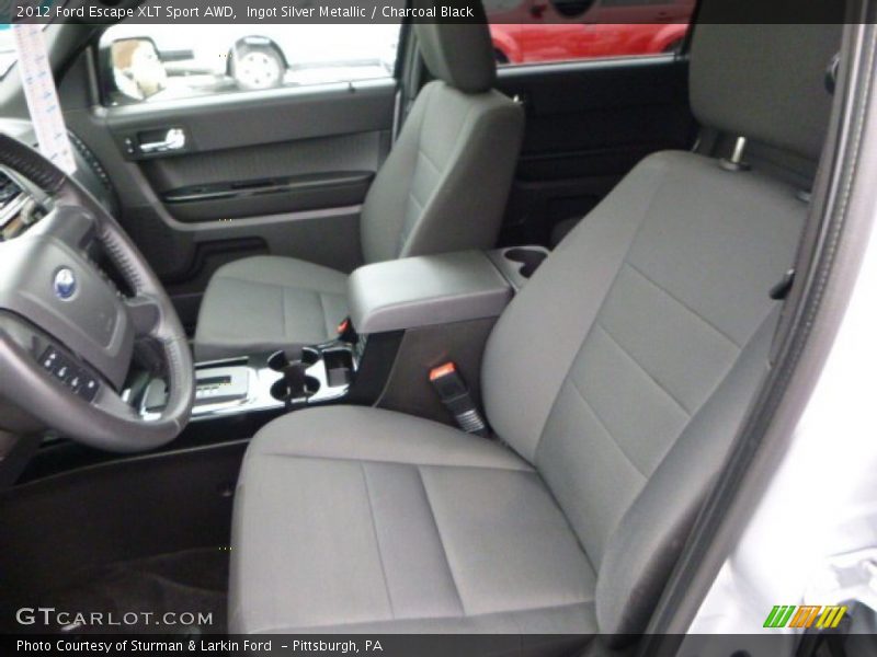Ingot Silver Metallic / Charcoal Black 2012 Ford Escape XLT Sport AWD