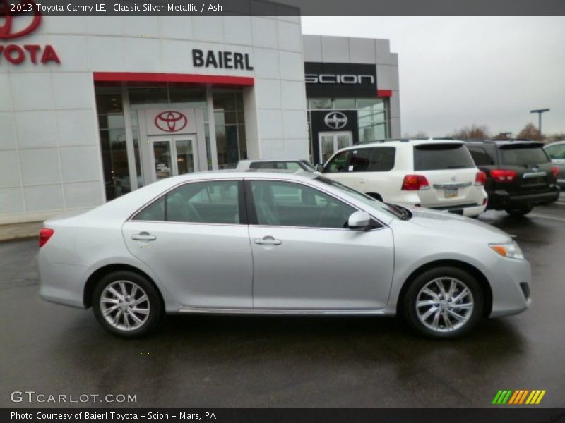 Classic Silver Metallic / Ash 2013 Toyota Camry LE
