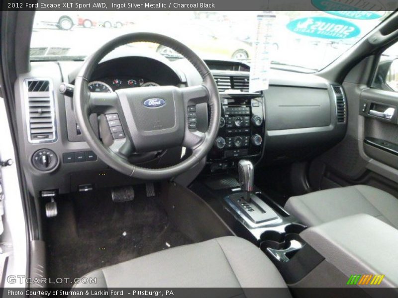 Ingot Silver Metallic / Charcoal Black 2012 Ford Escape XLT Sport AWD