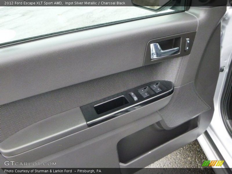 Ingot Silver Metallic / Charcoal Black 2012 Ford Escape XLT Sport AWD