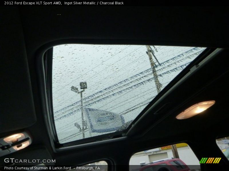 Ingot Silver Metallic / Charcoal Black 2012 Ford Escape XLT Sport AWD