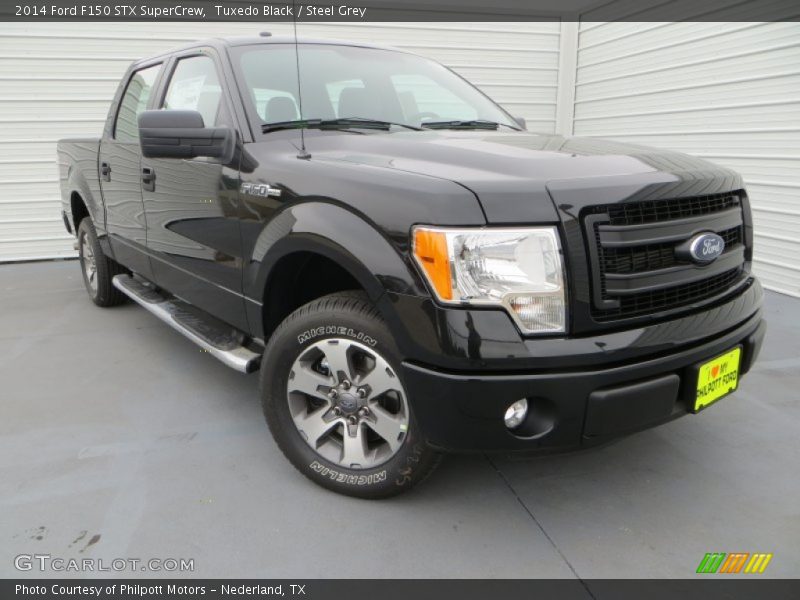 Tuxedo Black / Steel Grey 2014 Ford F150 STX SuperCrew