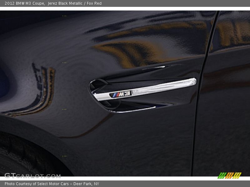 Jerez Black Metallic / Fox Red 2012 BMW M3 Coupe