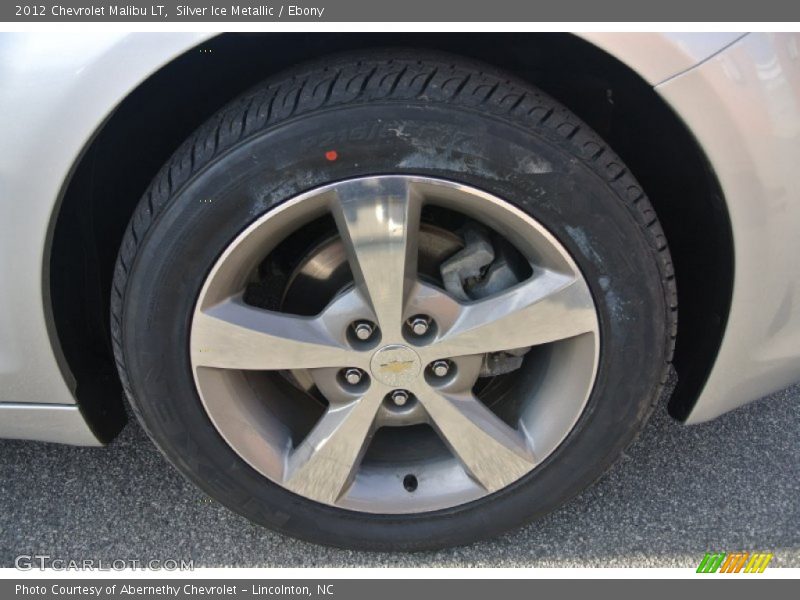 Silver Ice Metallic / Ebony 2012 Chevrolet Malibu LT