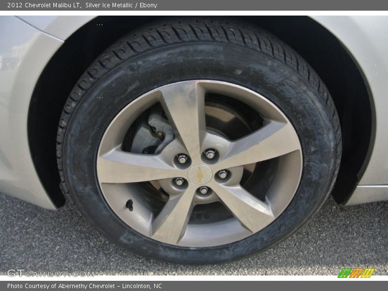 Silver Ice Metallic / Ebony 2012 Chevrolet Malibu LT