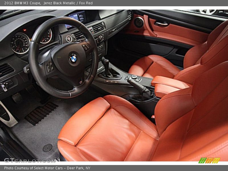 Jerez Black Metallic / Fox Red 2012 BMW M3 Coupe