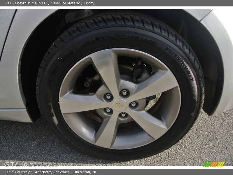Silver Ice Metallic / Ebony 2012 Chevrolet Malibu LT