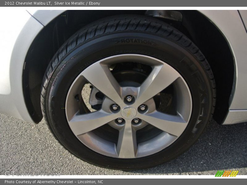 Silver Ice Metallic / Ebony 2012 Chevrolet Malibu LT