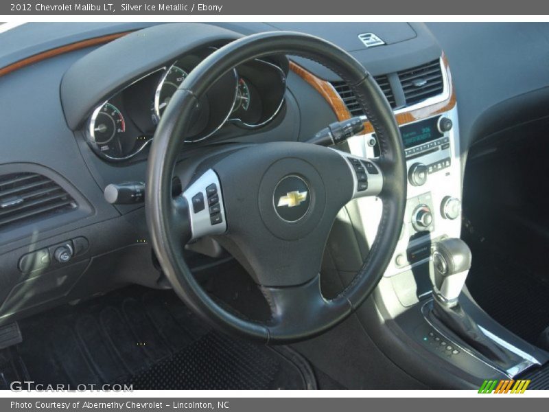 Silver Ice Metallic / Ebony 2012 Chevrolet Malibu LT
