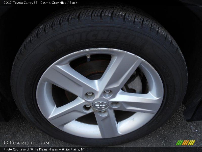Cosmic Gray Mica / Black 2012 Toyota Camry SE