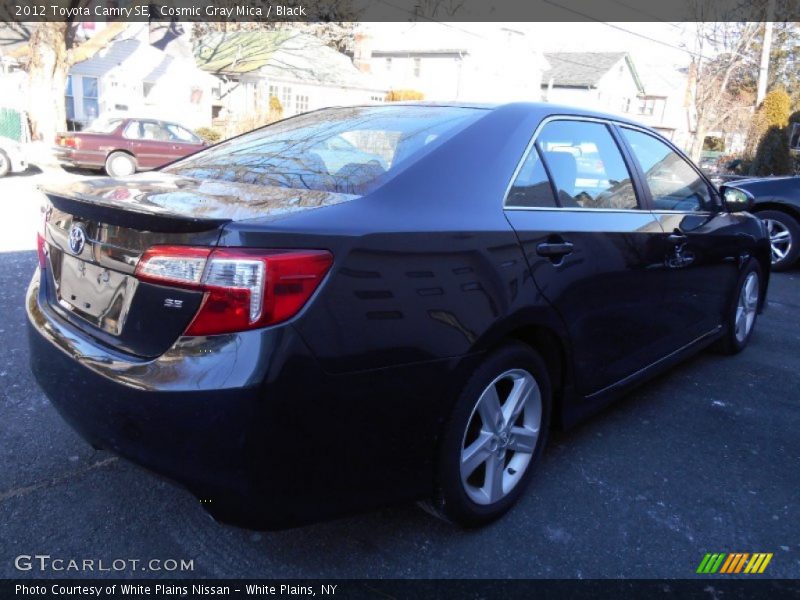 Cosmic Gray Mica / Black 2012 Toyota Camry SE