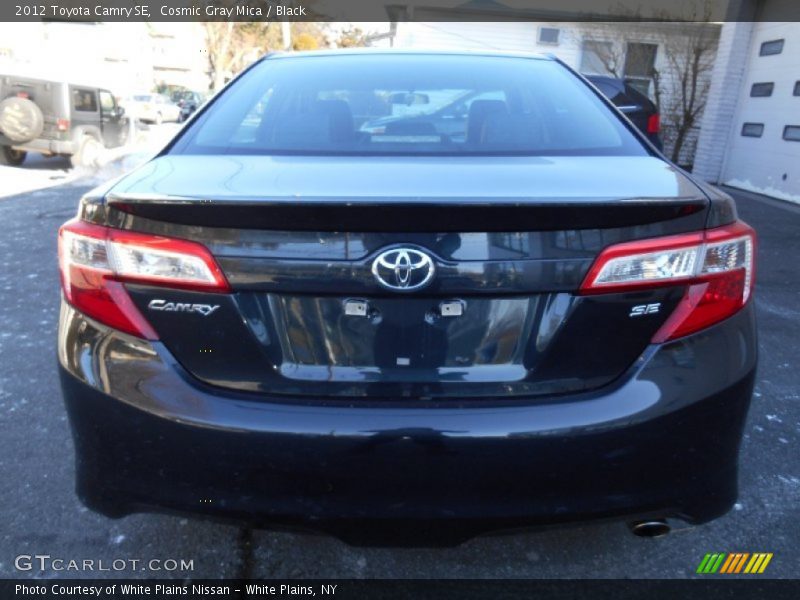 Cosmic Gray Mica / Black 2012 Toyota Camry SE