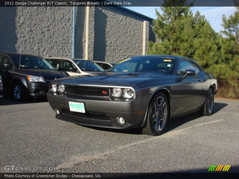 Tungsten Metallic / Dark Slate Gray 2012 Dodge Challenger R/T Classic