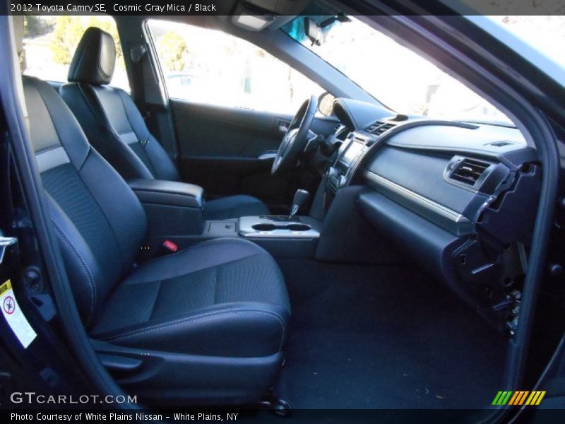 Cosmic Gray Mica / Black 2012 Toyota Camry SE