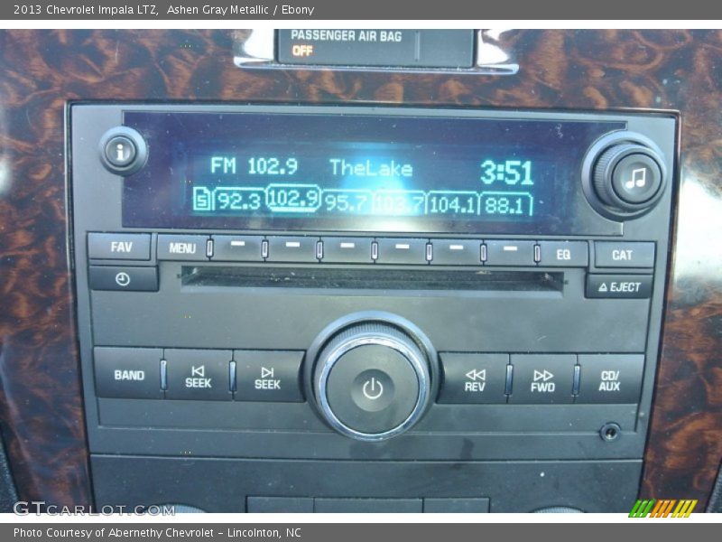 Ashen Gray Metallic / Ebony 2013 Chevrolet Impala LTZ