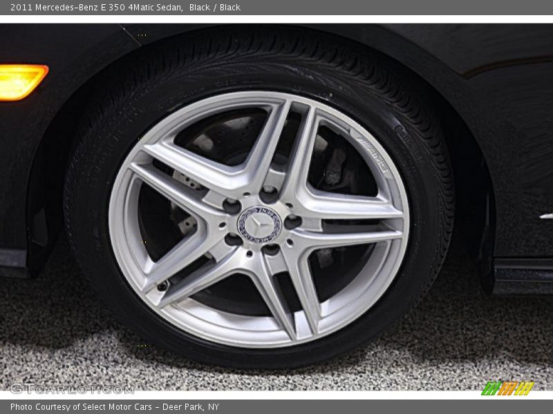 Black / Black 2011 Mercedes-Benz E 350 4Matic Sedan