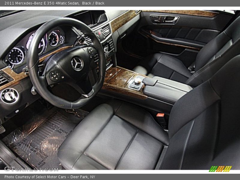 Black / Black 2011 Mercedes-Benz E 350 4Matic Sedan