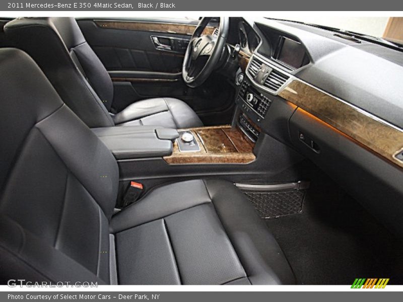 Black / Black 2011 Mercedes-Benz E 350 4Matic Sedan