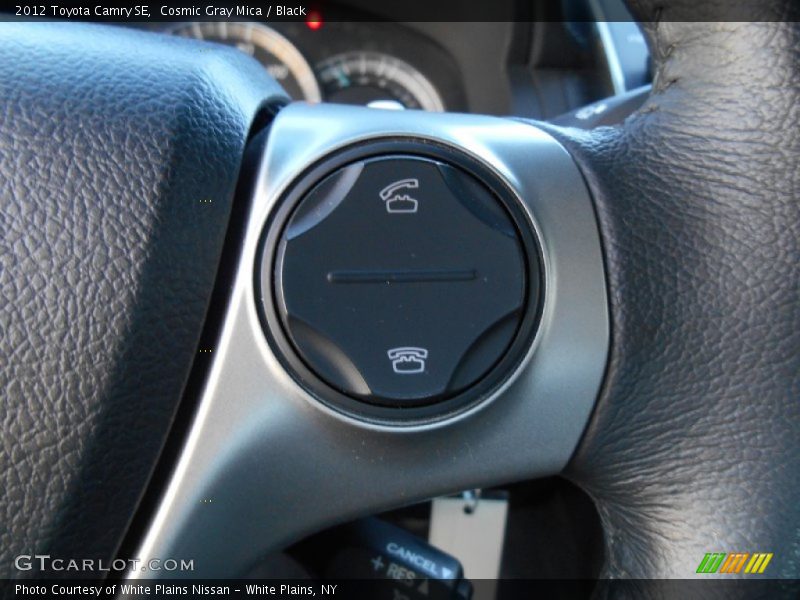 Cosmic Gray Mica / Black 2012 Toyota Camry SE