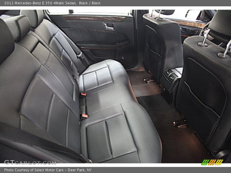 Black / Black 2011 Mercedes-Benz E 350 4Matic Sedan