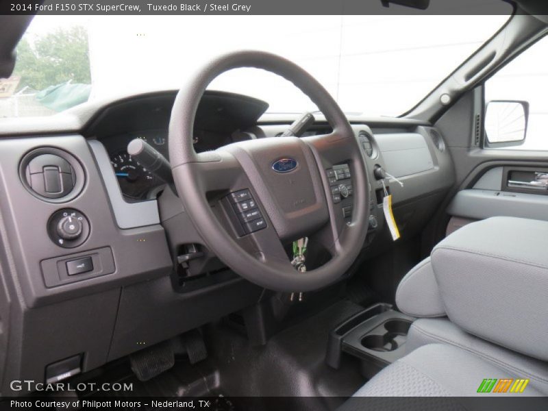 Tuxedo Black / Steel Grey 2014 Ford F150 STX SuperCrew