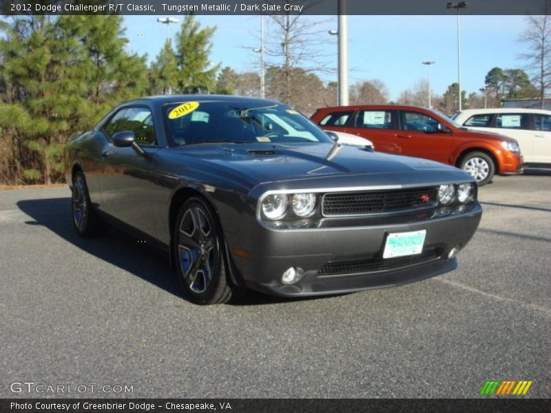 Tungsten Metallic / Dark Slate Gray 2012 Dodge Challenger R/T Classic