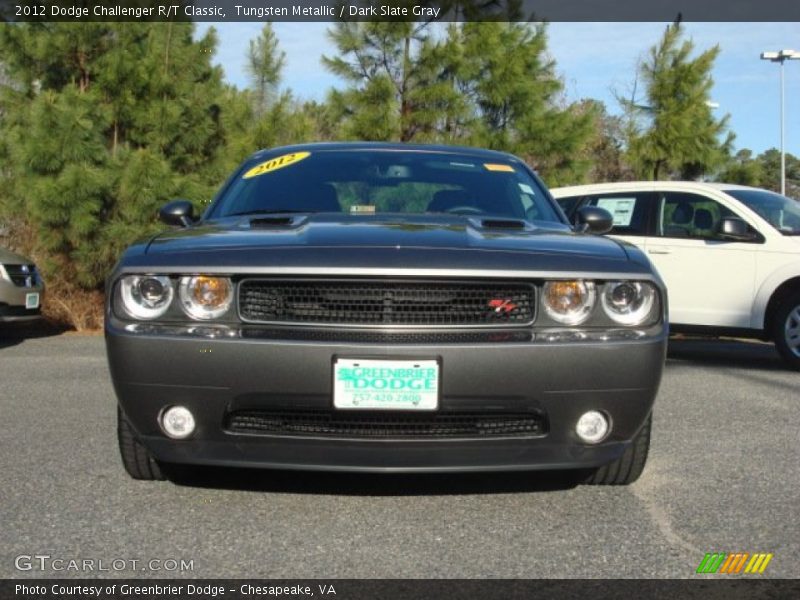 Tungsten Metallic / Dark Slate Gray 2012 Dodge Challenger R/T Classic