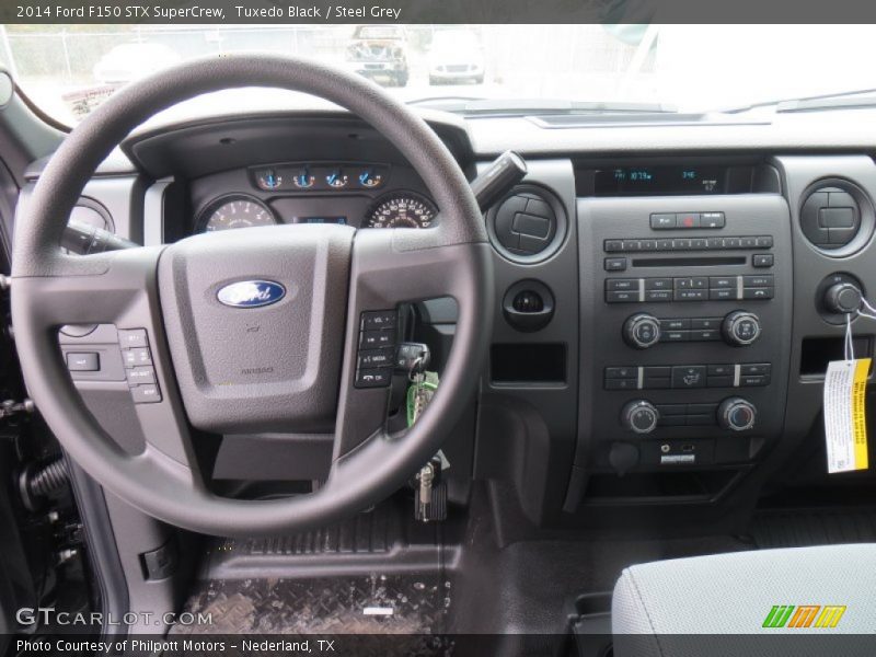 Tuxedo Black / Steel Grey 2014 Ford F150 STX SuperCrew