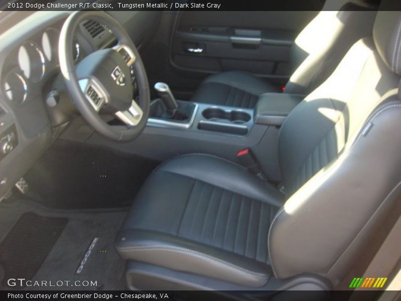 Tungsten Metallic / Dark Slate Gray 2012 Dodge Challenger R/T Classic