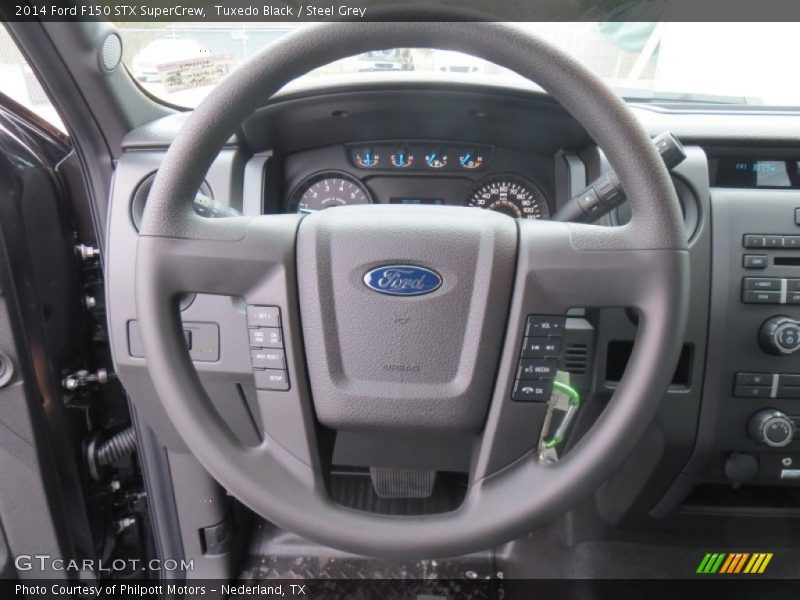 Tuxedo Black / Steel Grey 2014 Ford F150 STX SuperCrew