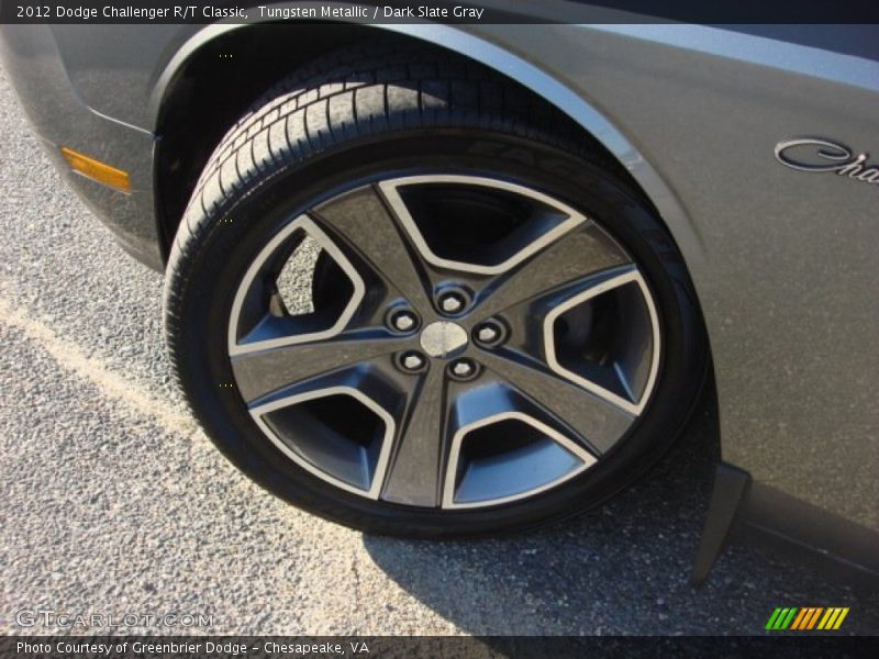 Tungsten Metallic / Dark Slate Gray 2012 Dodge Challenger R/T Classic
