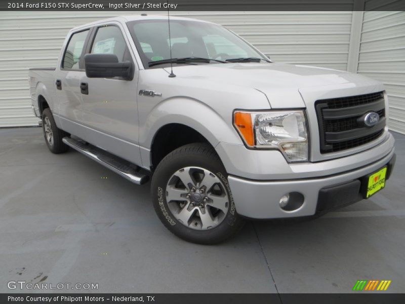 Ingot Silver / Steel Grey 2014 Ford F150 STX SuperCrew