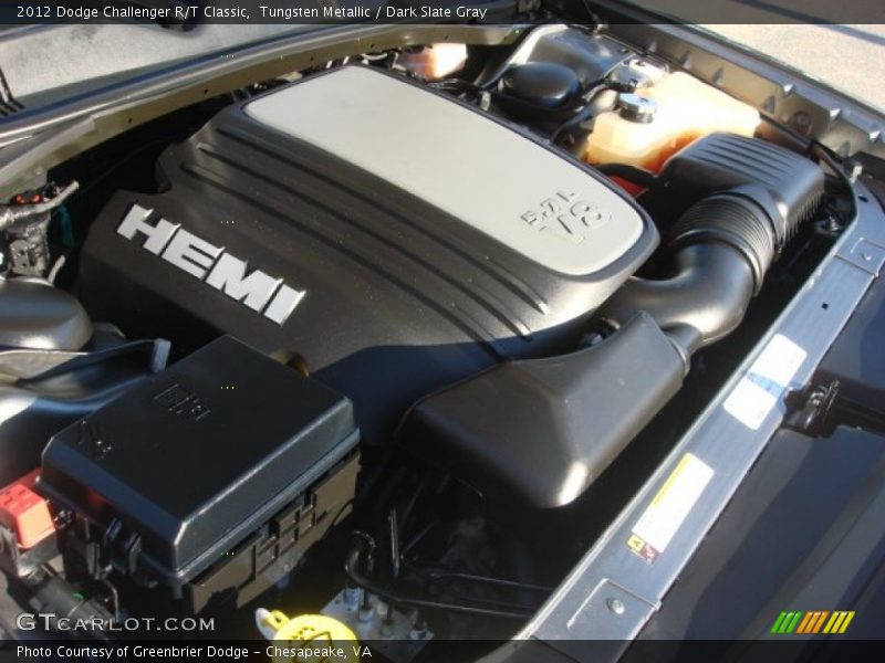 Tungsten Metallic / Dark Slate Gray 2012 Dodge Challenger R/T Classic