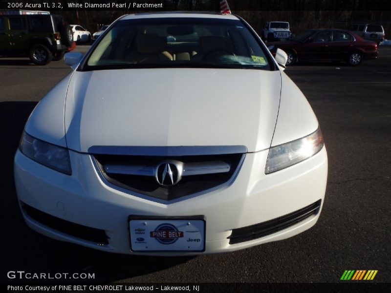 White Diamond Pearl / Parchment 2006 Acura TL 3.2