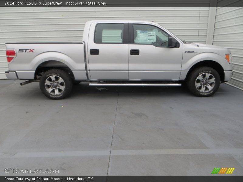 Ingot Silver / Steel Grey 2014 Ford F150 STX SuperCrew